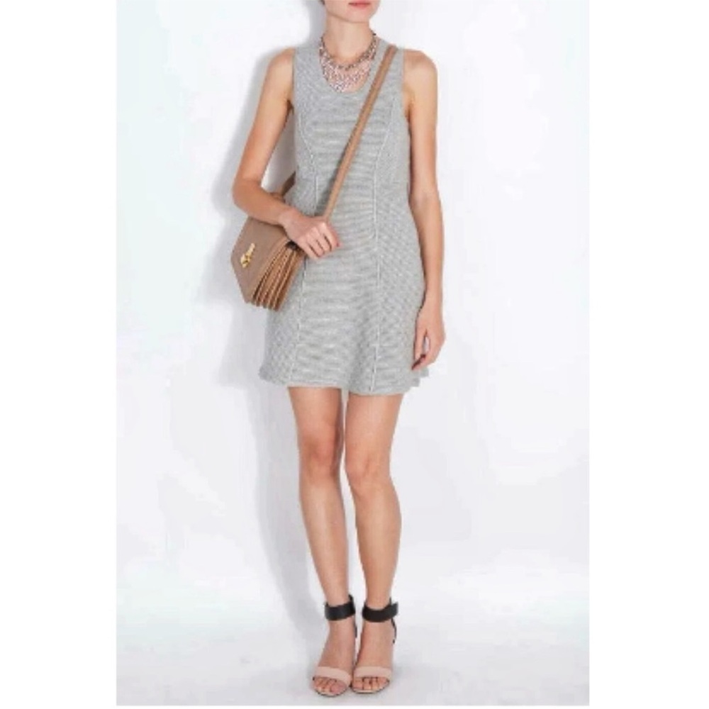 3.1 Phillip Lim 100% Cashmere Blend Ottoman Knit Sweater Dress Grey XS/S Luxe